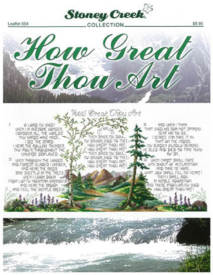 Stoney Creek How Great Thou Art, LFT554 cross stitch pattern