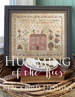 Blackbird Humming of the Bees cross stitch pattern