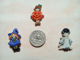 Halloween girls cross stitch needle minders
