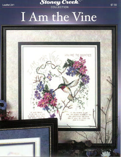 Stoney Creek I Am The Vine LFT241 religious cross stitch booklet