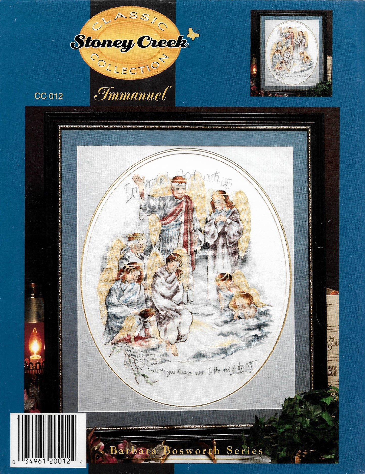 Stoney Creek Immanuel CC012 religious cross stitch pattern