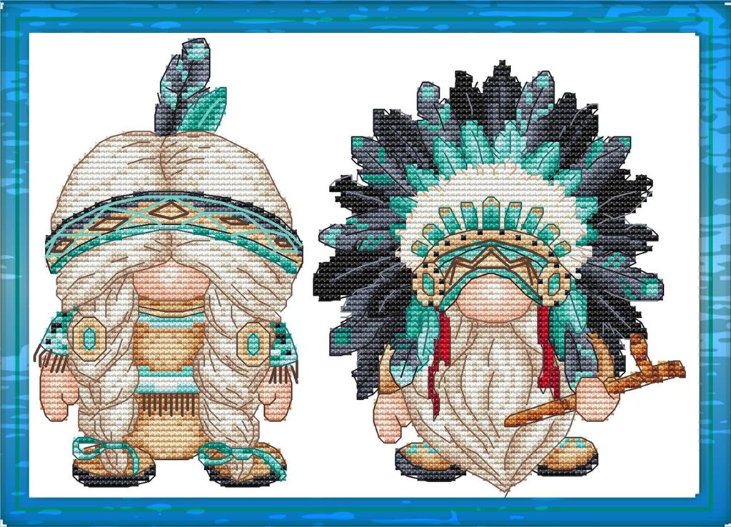 Indians Gnomes pattern