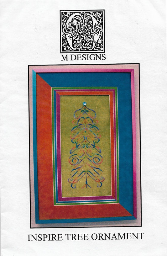 M Designs Inspire Tree Ornament cross stitch pattern
