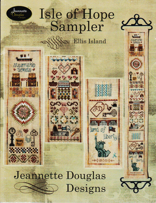 Jeannette Douglas Designs Isle of Hope Sampler cross stitch pattern