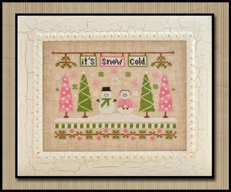 Country Cottage Needleworks It's Snow Cold CCN81 cross stitch pattern