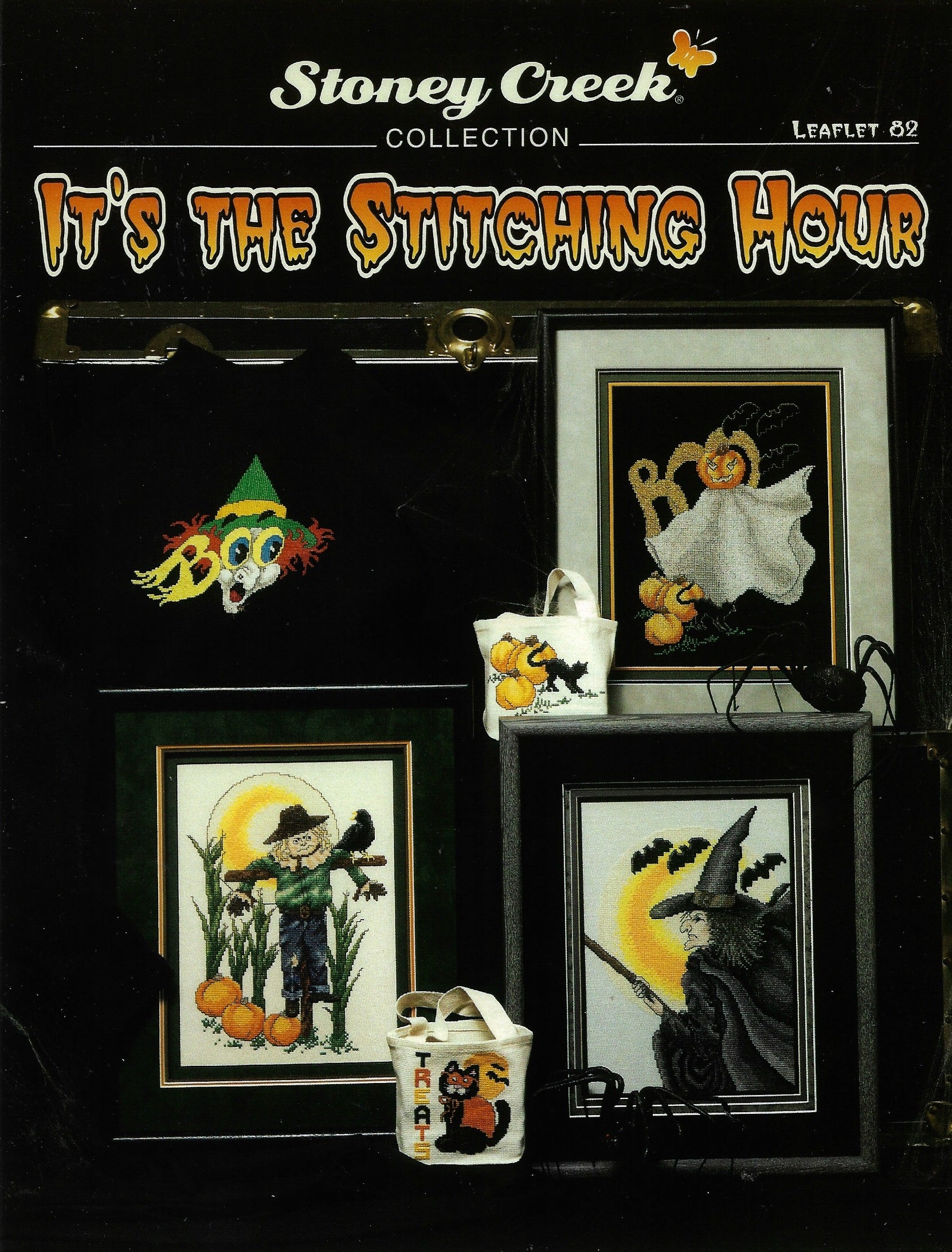 Stoney Creek It's the Stitching Hour LFT82 halloween cross stitch pattern