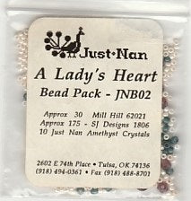 Just Nan A Lady's Heart JNB02 embellishment pack