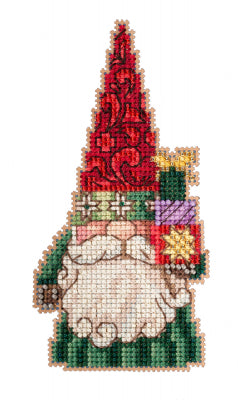 Mill Hill Gnome Holding Gifts Jim Shore JS20-2213 beaded cross stitch kit