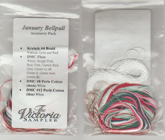 January Bellpull Embellishment Pack