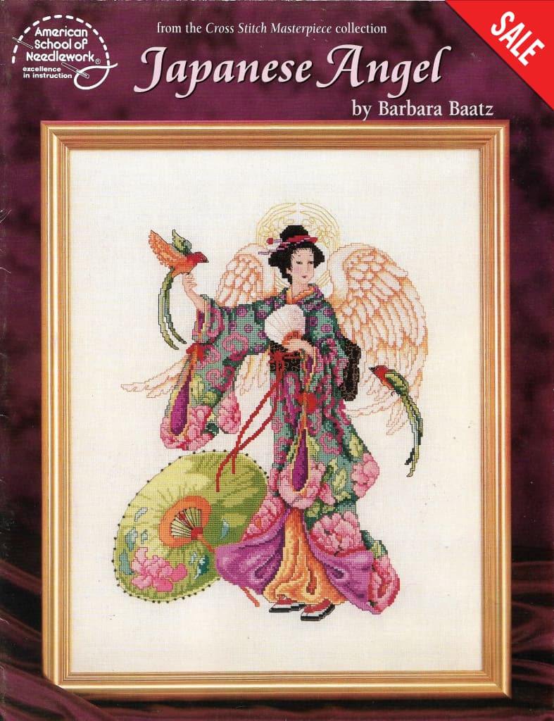 American School of Needlework Japanese Angel 3724 cross stitch pattern