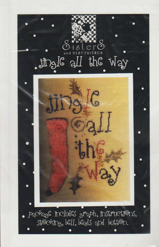 Sisters and Best Friends Jingle All The Way christmas cross stitch pattern