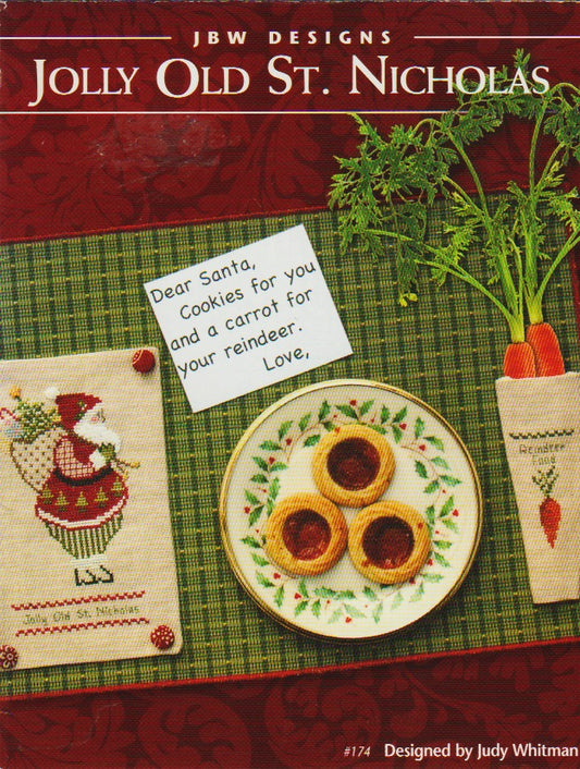 JBW Designs Jolly Old St. Nicholas christmas cross stitch pattern