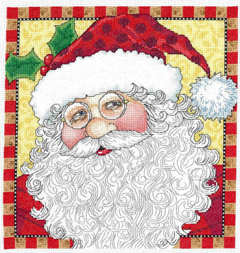 Imaginating Jolly Old St Nick 3276 christmas cross stitch pattern