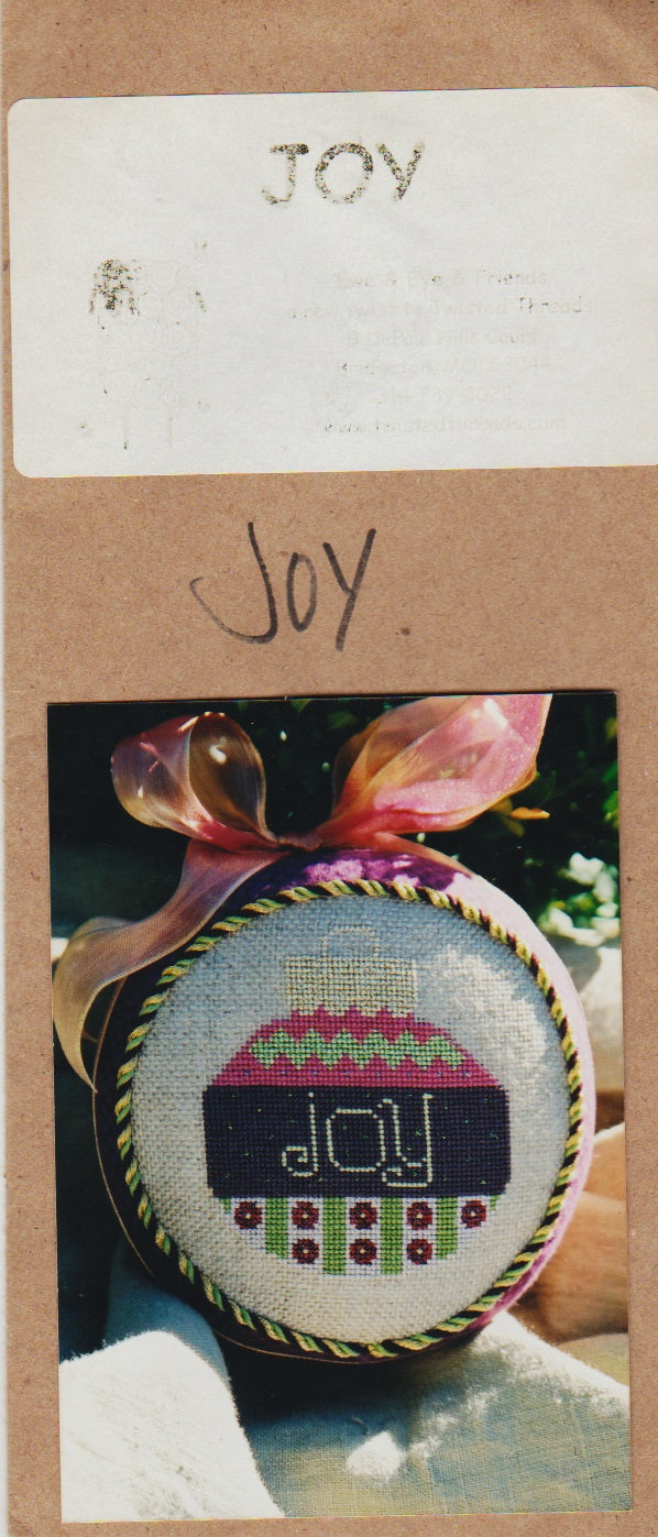 Ewe & Eye Joy christmas cross stitch pattern