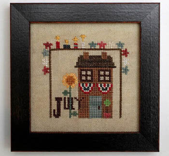 Heart In Hand Joyful Journal - July cross stitch pattern