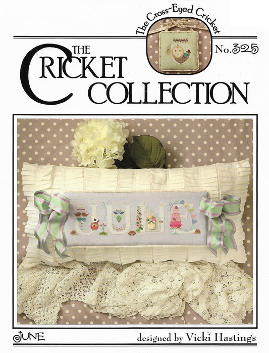 Cricket Collection June CC325 cross stitch pattern