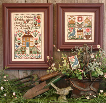 Prairie Schooler June PS161 cross stitch pattern