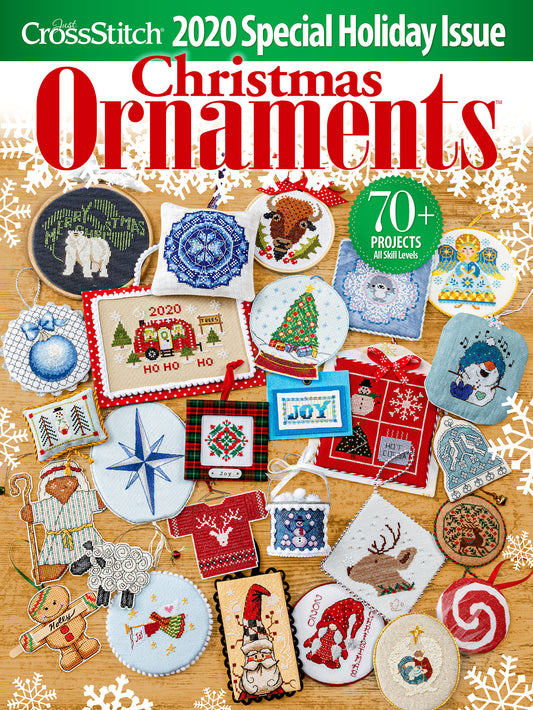 Just Cross Stitch 2020 Christmas Ornaments cross stitch magazine