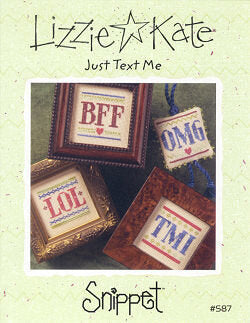 Lizzie Kate Just text Me S87 cross stitch pattern