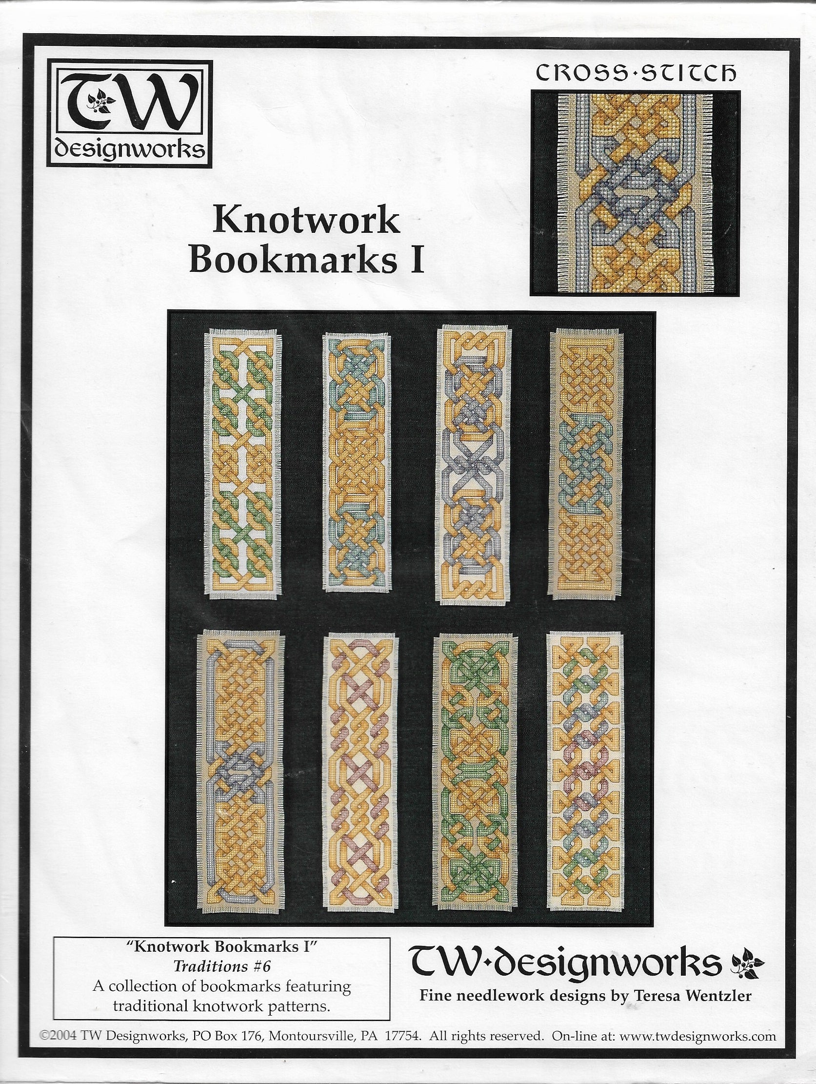 TW Designworks Teresa Wentzler Knowork Bookmarks I cross stitch pattern