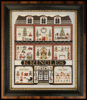 Little House Needleworks Kringles Christmas cross stitch pattern