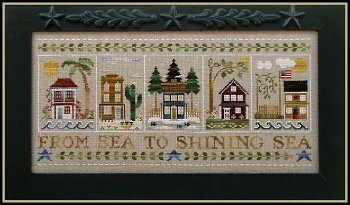 Little House Needleworks Sea to Shining Seas series cross stitch pattern