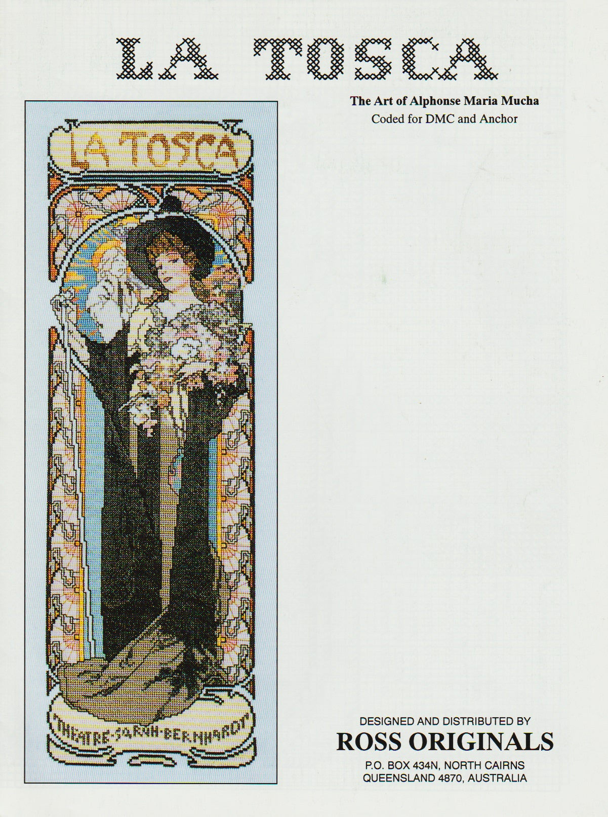 Ross Originals La Tosca cross stitch pattern