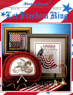 Stoney Creek Let Freedom Ring BK92 patriotic cross stitch pattern