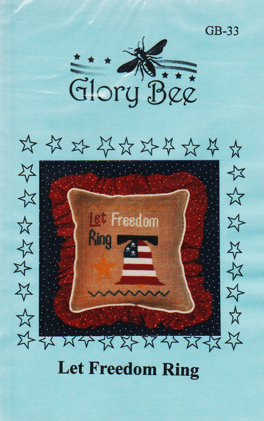 Glory Bee Let Freedom Ring GB-33 patriotic cross stitch pattern