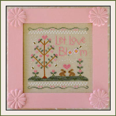 Country Cottage Needleworks Let Love Bloom CCN72 cross stitch pattern