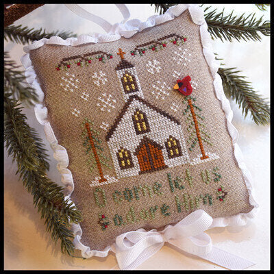 Country Cottage Needleworks Let Us Adore Him cross stitch pattern