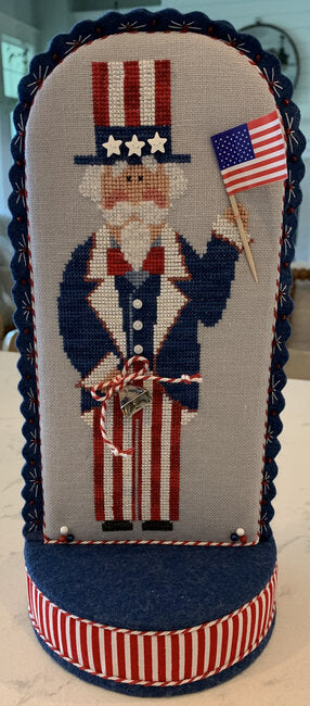 Lizzie Kate Liberty Sam LK-19K patriotic cross stitch pattern