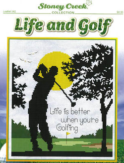 Stoney Creek Life and Golf LFT542 sports cross stitch pattern
