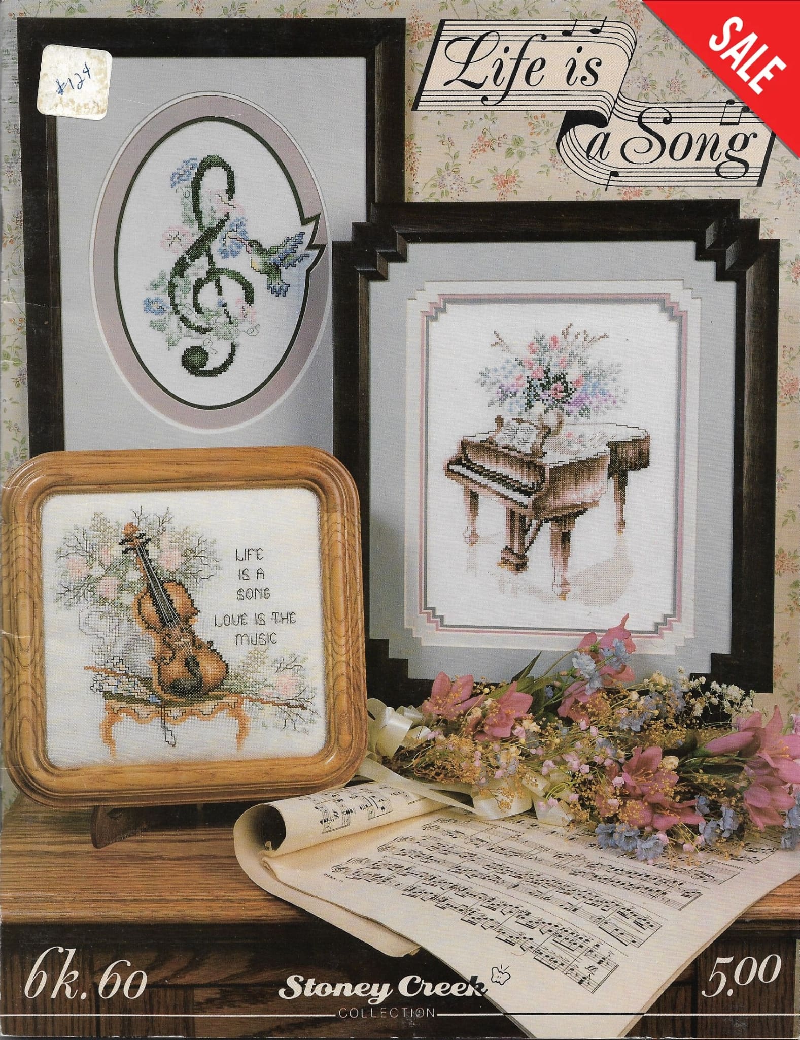 Stoney Creek Life is a Song BK60 musical cross stitch pattern