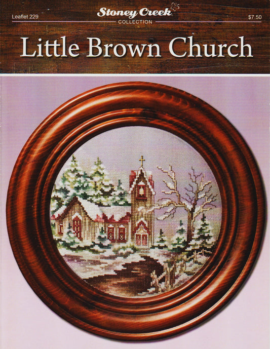 Stoney Creek Little Brown Church LFT229 cross stitch pattern