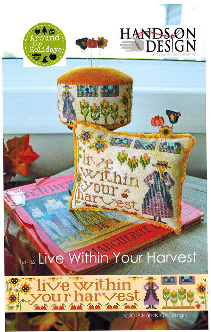 Hands on Design Live Within Your Harvest cross stitch pattern