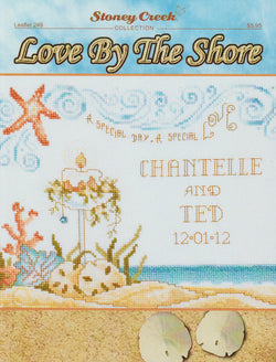Stoney Creek Love By The Shore LFT249 wedding cross stitch pattern