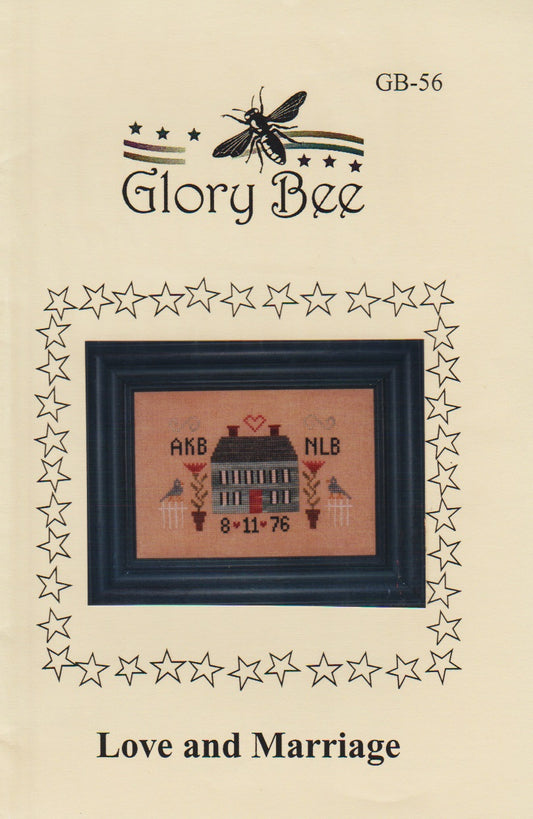 Glory Bee Love and Marriage GB-56 cross stitch pattern