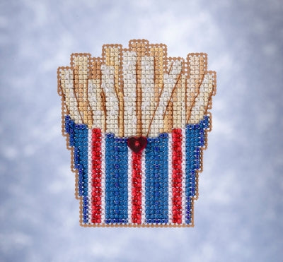Mill Hill French Fries 18-2115 beaded cross stitch kit