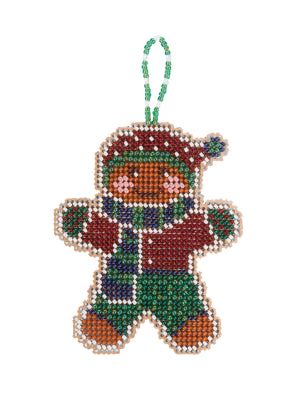 Mill Hill Gingerbread Lad 21-2111 christmas beaded cross stitch kit
