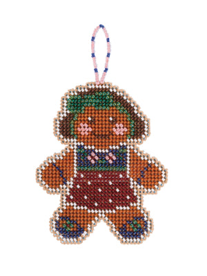 Mill Hill Gingerbread Lass 21-2113 christmas beaded cross stitch kit