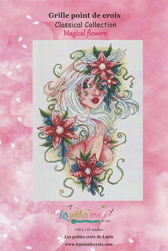 Les Petites croix de Lucie Magical Flowers cross stitch pattern