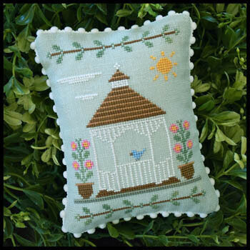 Country Cottage Needleworks Main Street Gazebo cross stitch pattern