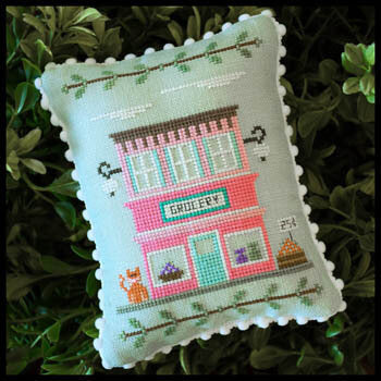 Country Cottage Needleworks Main Street Grocery cross stitch pattern