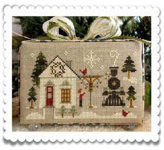 Little House Needleworks Main Street Station cross stitch pattern