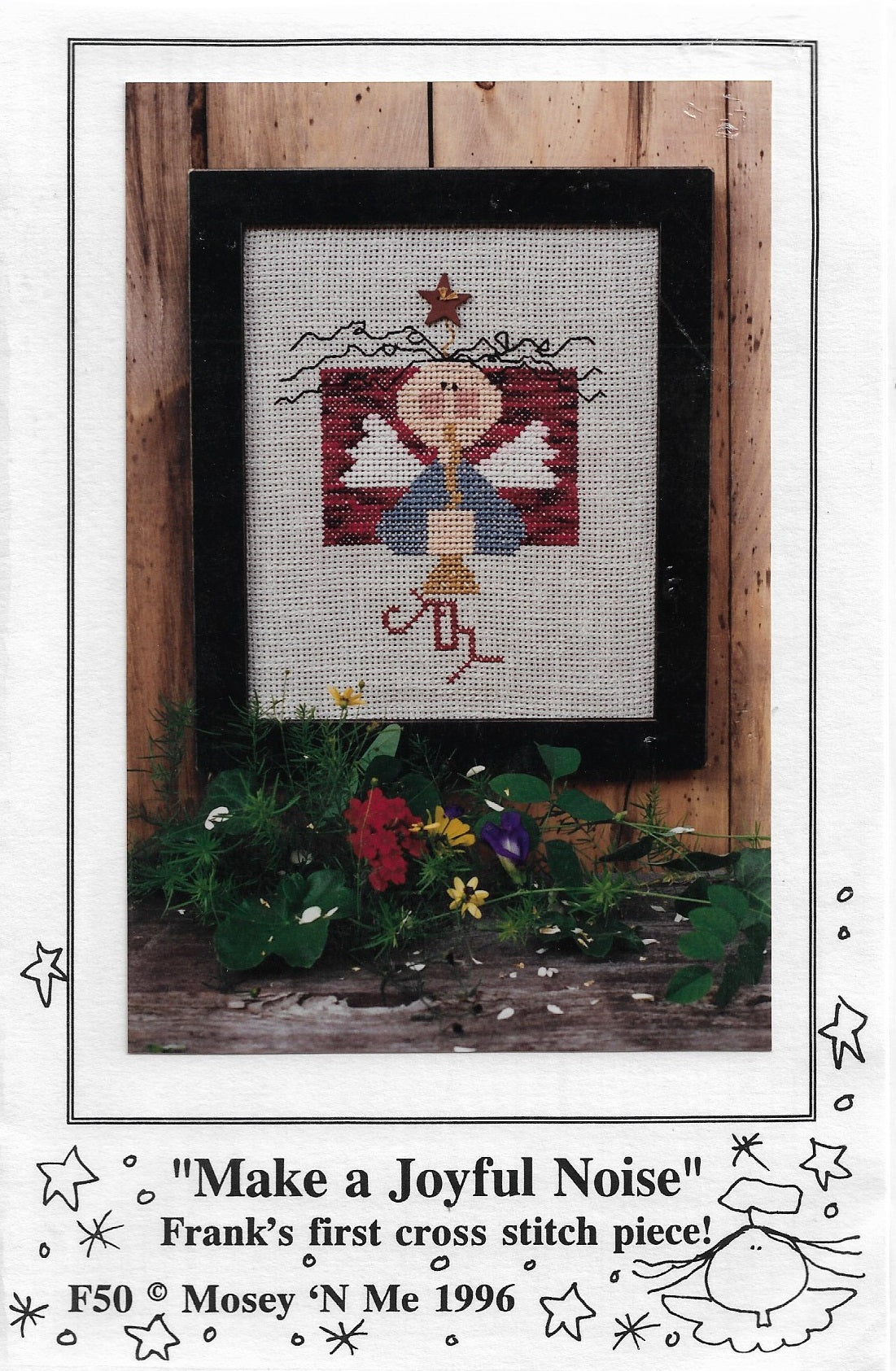 Mosey 'N Me Make A Joyful Noise F50 christmas cross stitch pattern