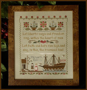 Little House Needleworks Mayflower Landing #69 cross stitch pattern