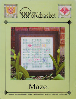 The Workbasket Maze cross stitch pattern