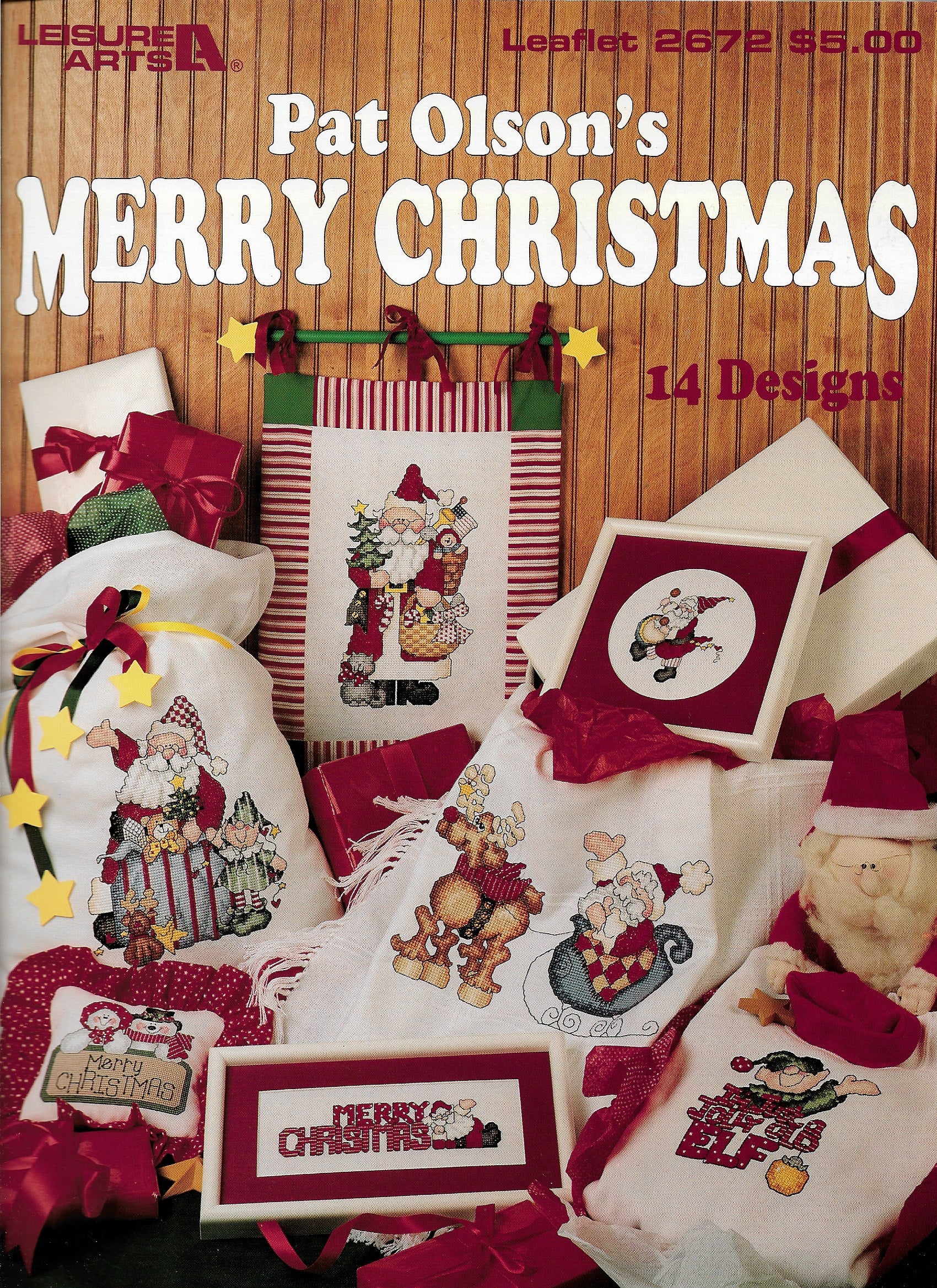Leisure Arts Pat Olson's Merry Christmas 2672 cross stitch pattern