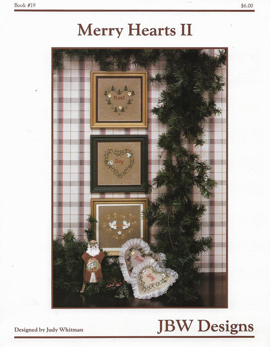 JBW Designs Merry Hearts II 19 christmas cross stitch pattern